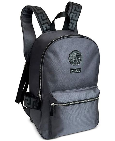 versace blue summer backpack|Versace cologne with free backpack.